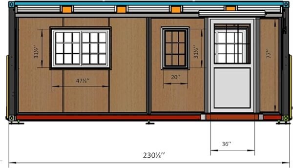 15x20ft Portable Prefabricated Tiny Home For Sale