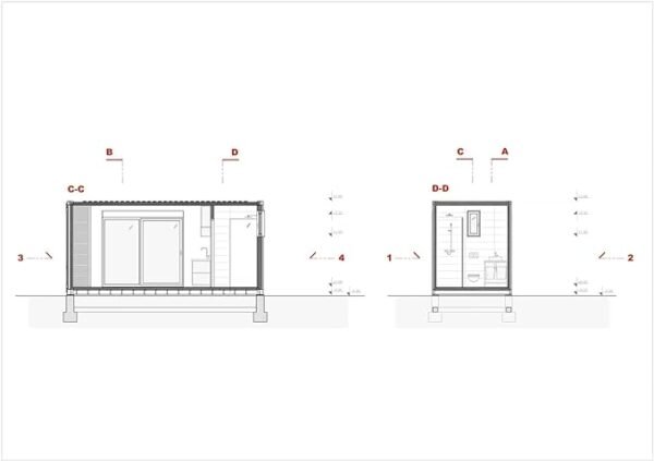 20ft Custom Shipping container Office For Sale