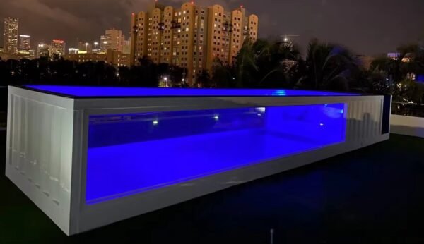 40ft Shipping Container Swimming Pool With SPA For Sale