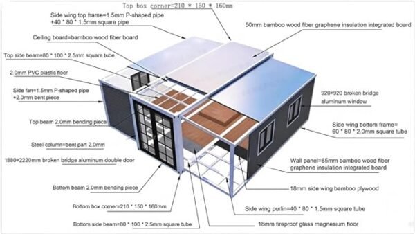 Prefabricated Expandable Mobile House For Sale