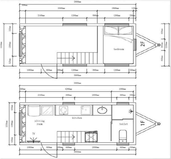 Prefab House On Wheels For Sale