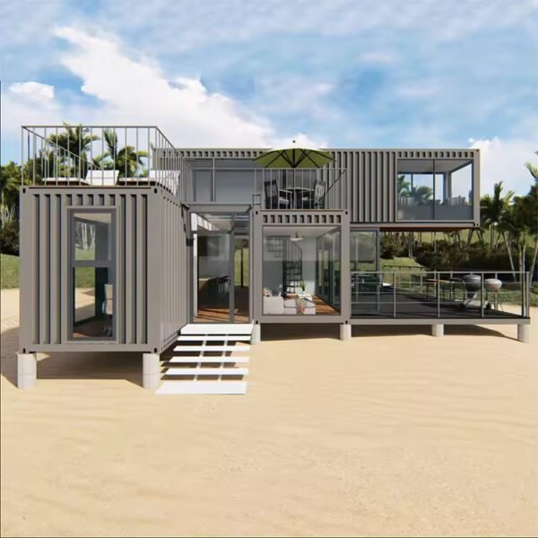 Custom Luxury Prefabricated Container Home For Sale