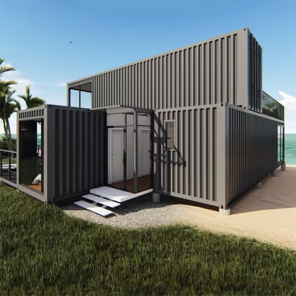 Custom Luxury Prefabricated Container Home For Sale