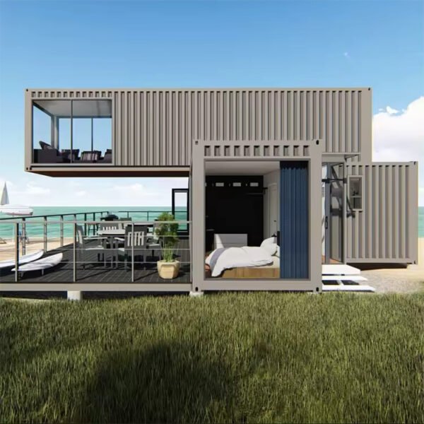 Custom Luxury Prefabricated Container Home For Sale