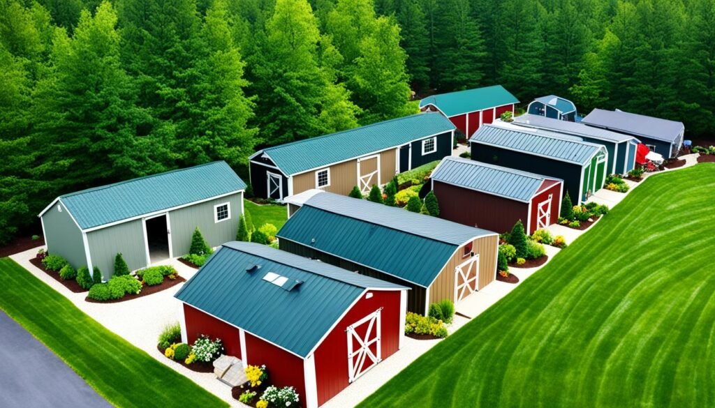 outdoor storage sheds