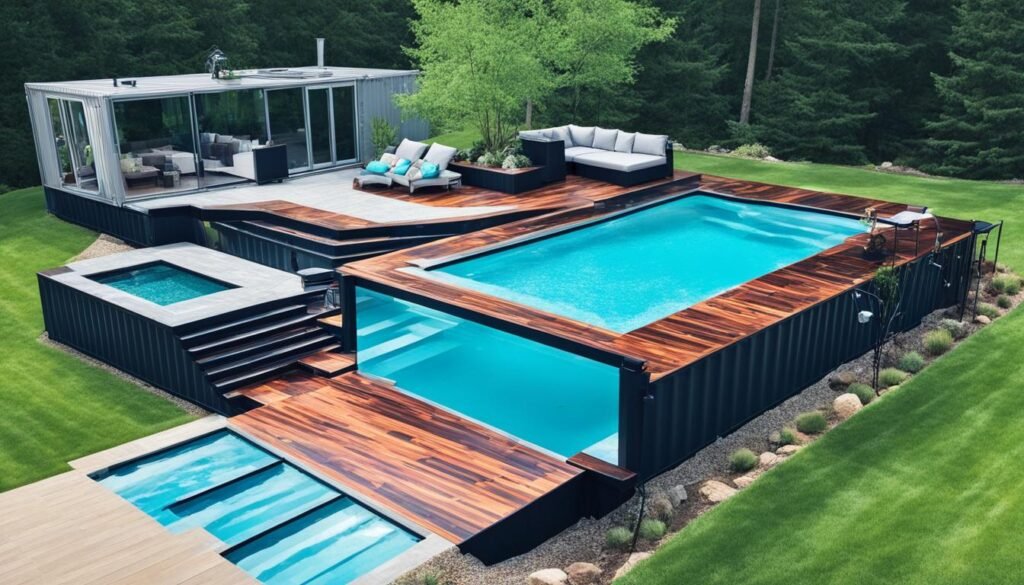 shipping container pool designs