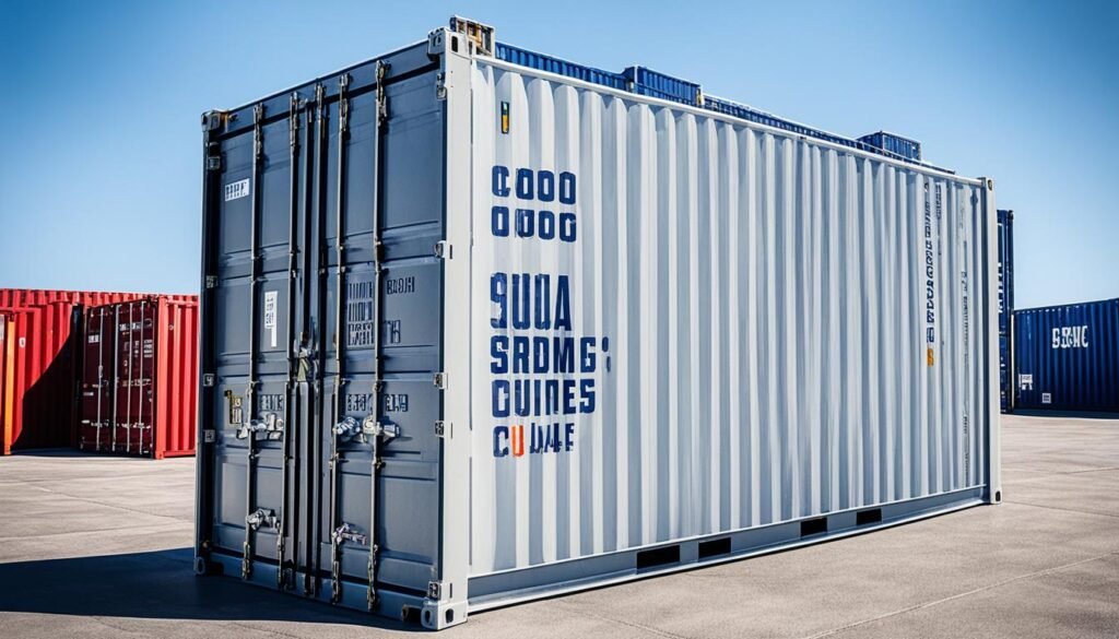 40ft high cube shipping container