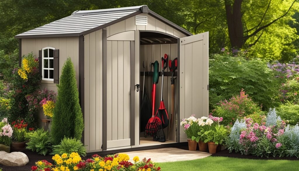 outdoor storage shed