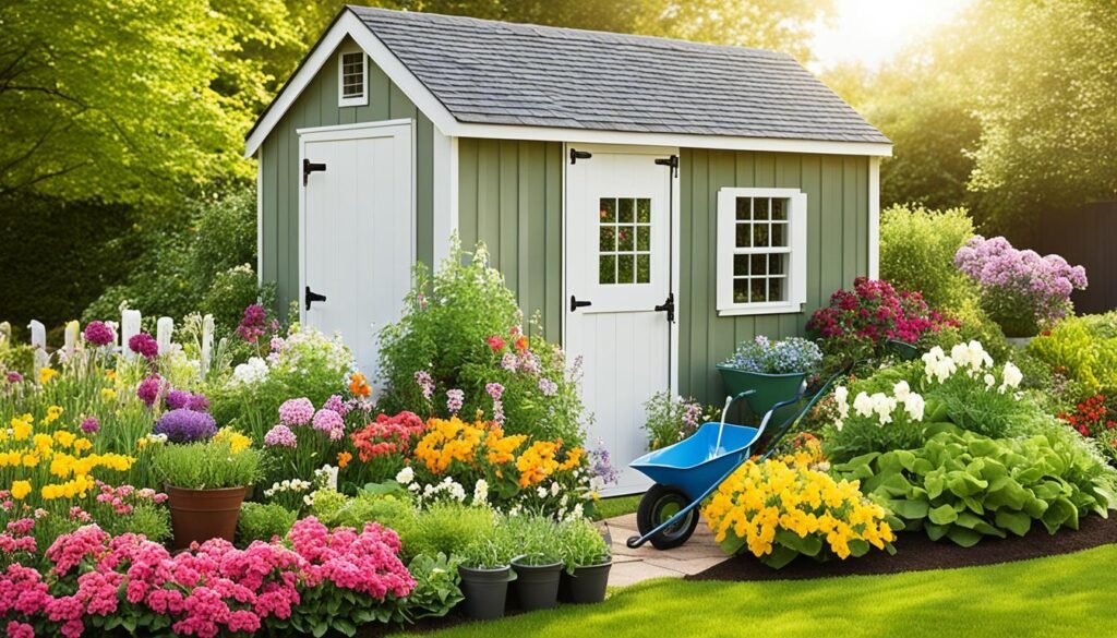 outdoor storage shed