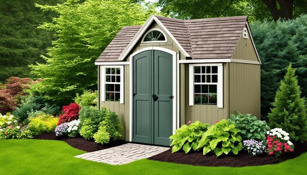 outdoor storage shed size