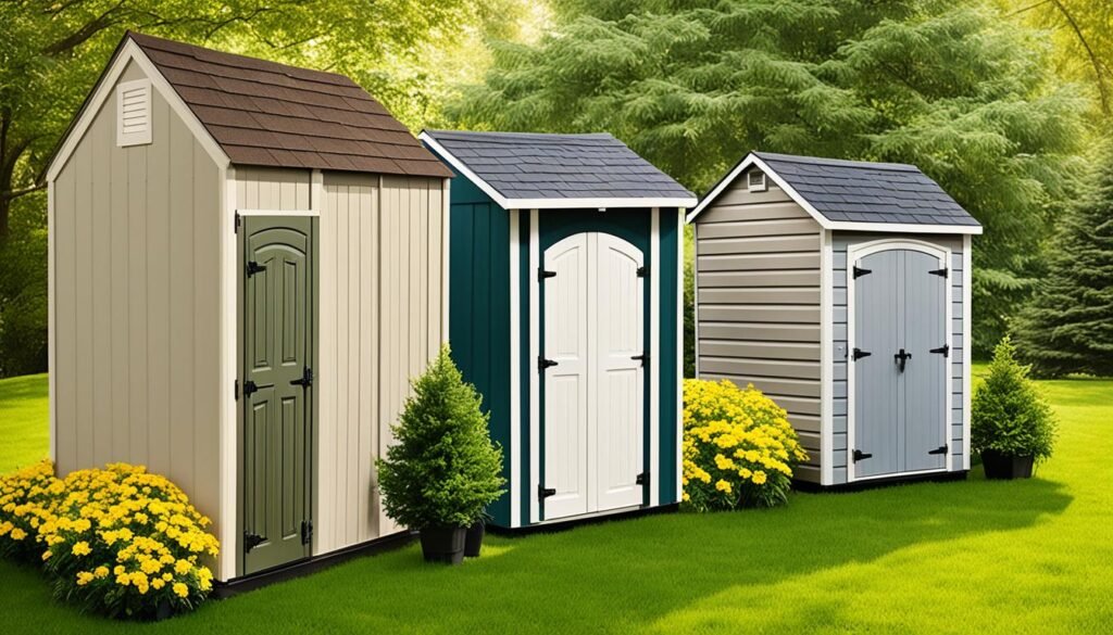 small outdoor storage shed