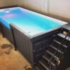 20ft Shipping Container Swimming Pool with Convenient Side Staircase